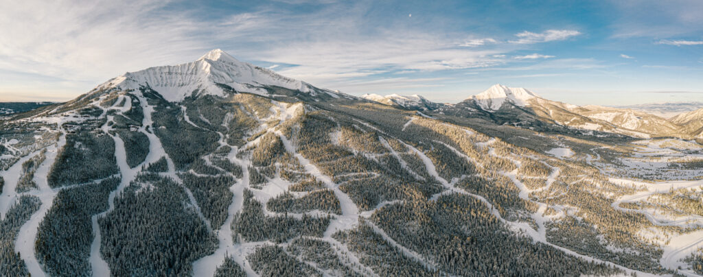 Panoramic view from Moonlight Basin. Photograph by Jonathan Finch