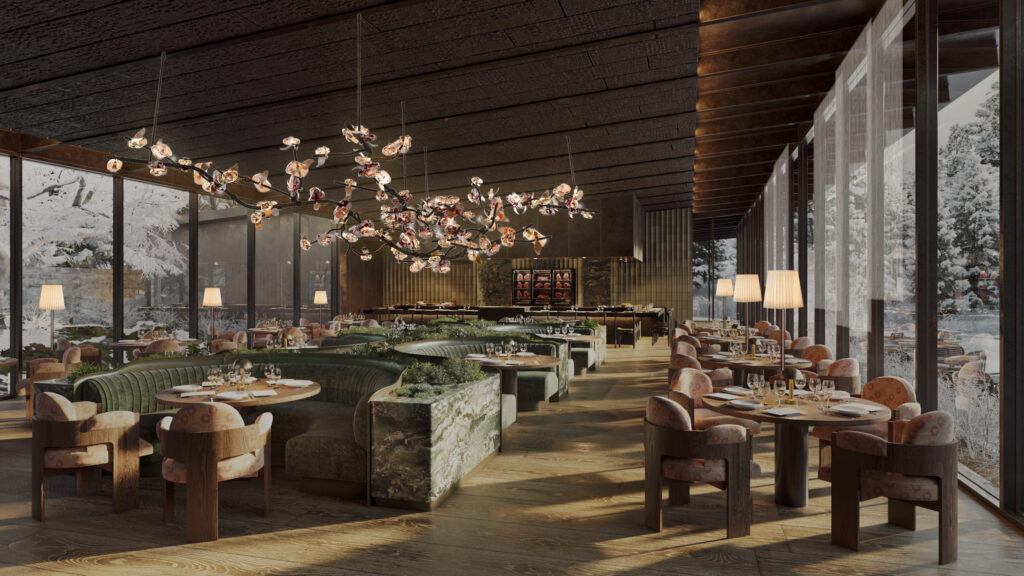 Rendering of specialty Japanese Steakhouse.
